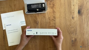 Sophos SD-RED 60 - Unboxing (English)