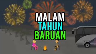 Malam Tahun Baru 2019 | Animasi Kocak Kartun Lucu | Warganet Life