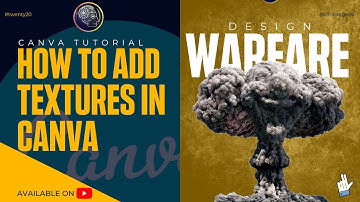 Canva Tutorial for beginners -Advanced Tutorial on how to add textures in Canva!