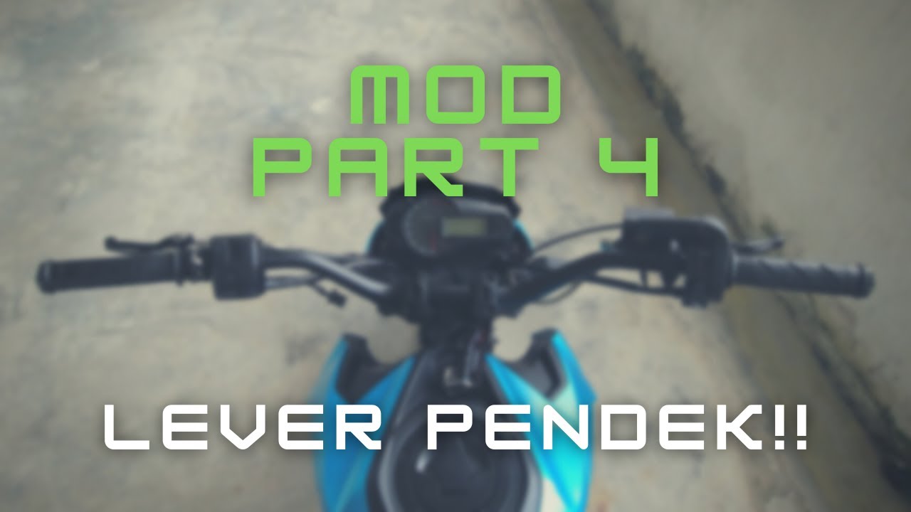 Shorty lever install and brake fluid flush z125 pro YouTube