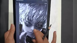 #Peo## gojo drawing part2 tutorial video / ap arts