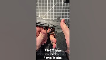 Sig Sauer P365 Trigger vs Ramm Tactical Upgraded Trigger (fuse & macro)