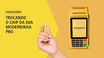 Como colocar o chip na maquininha Minizinha?