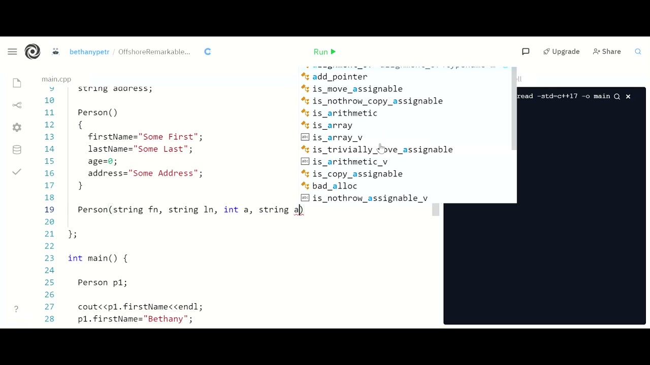 struct initialization c constructor