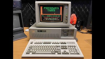 IBM 5170 PERSONAL COMPUTER PC IBM 5154 EGA CRT MONITOR MODEL M KEYBOARD