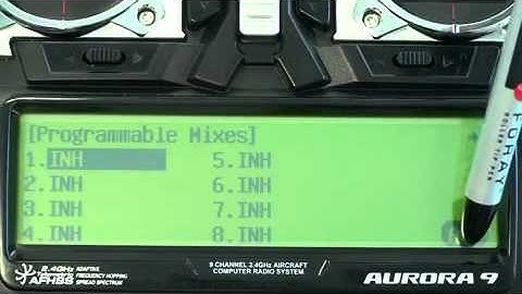 Hitec Aurora Heli Setup