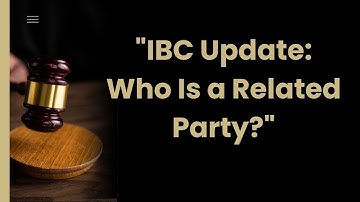 Related Party Status Must Be Judged at Insolvency Starting – Not Past Ties