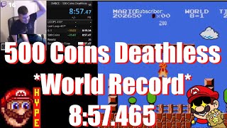 [WR] 8:57.465 Super Mario Bros. 500 Coins Deathless
