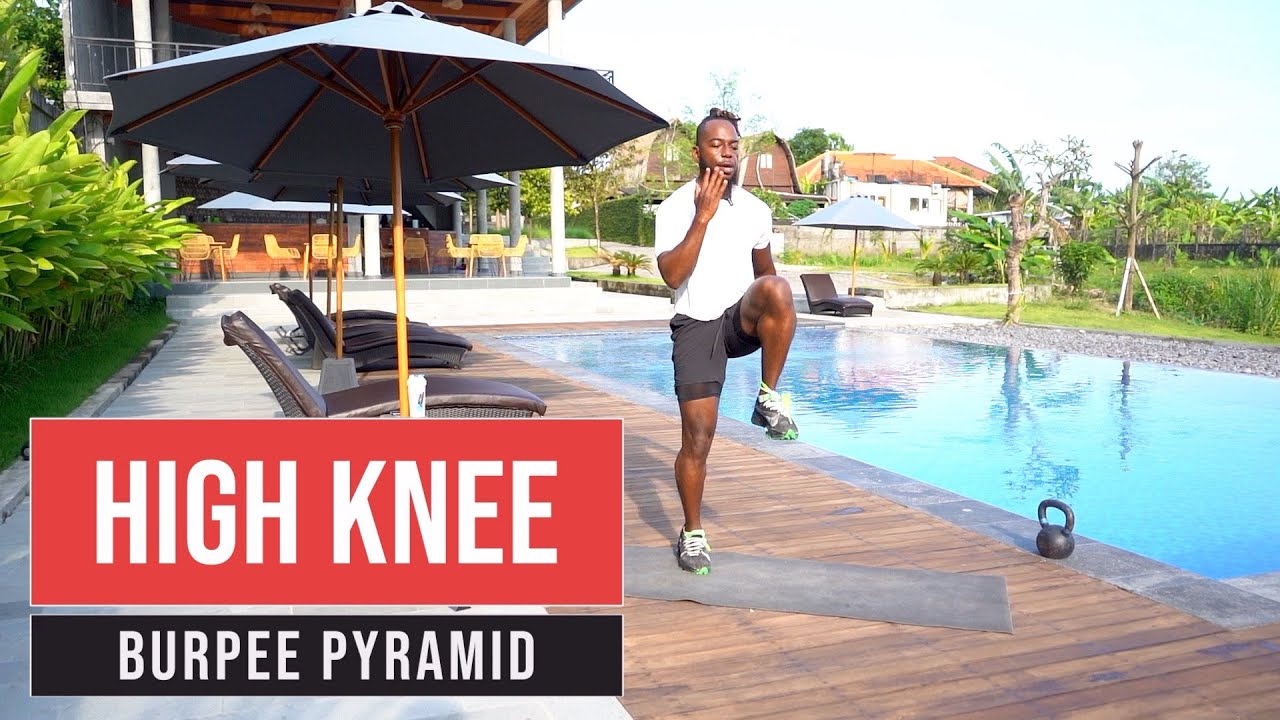 How to do a Burpee to High knees Bodyweight exercises High Knee
