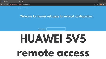 Huawei HG8145v5 or 5v5 Remote Access!