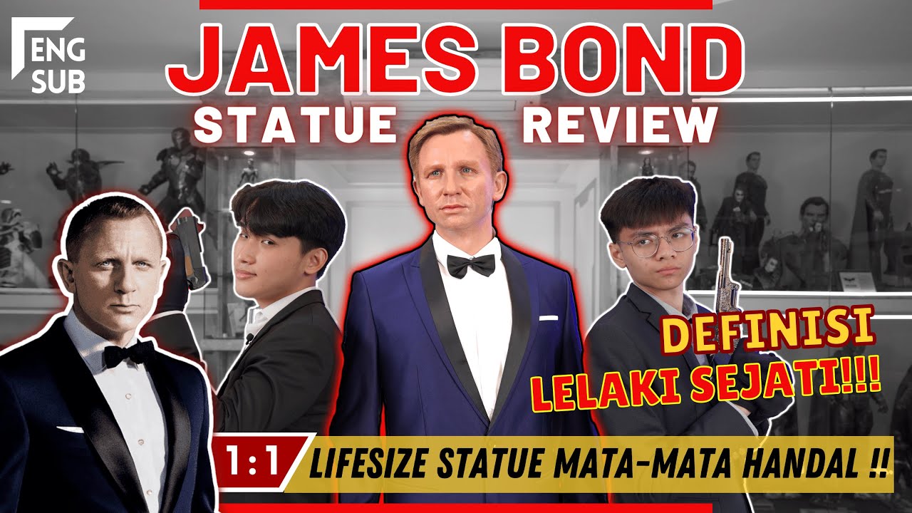 MENCARI AGEN 007 AKA JAMES BOND! Review Statue Lifesize Daniel Craig a