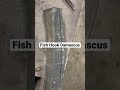 Making a knife from fish hooks