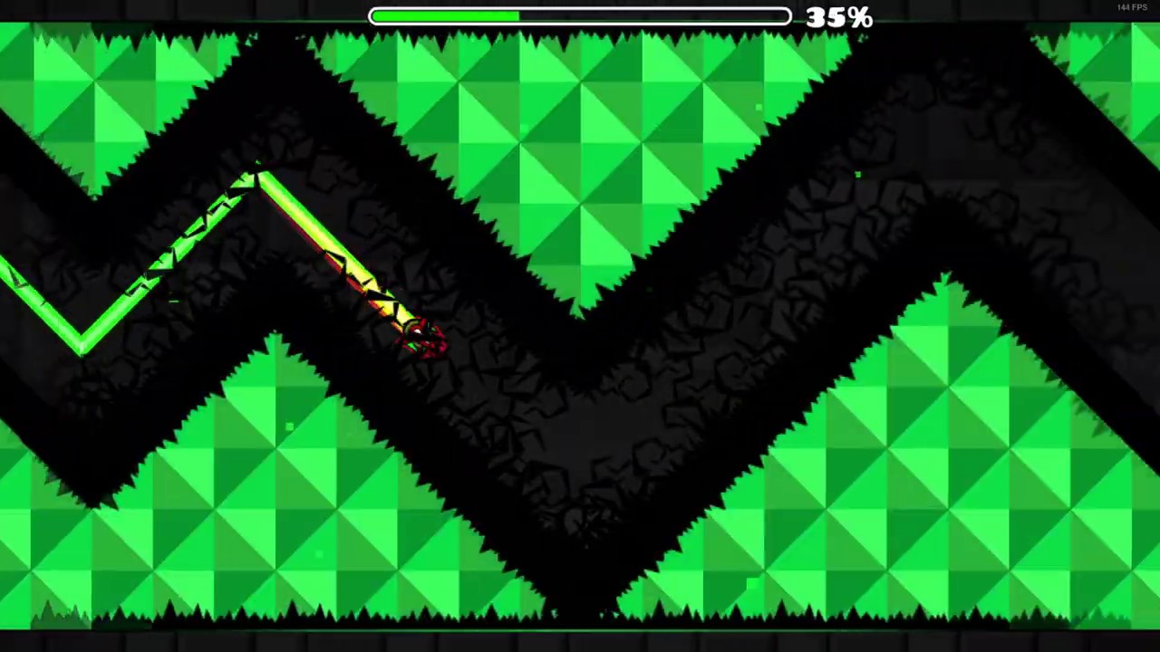 Waterfall geometry dash