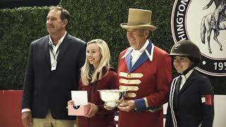 WIHS Junior Hunter Champion - Augusta Iwasaki and Bond