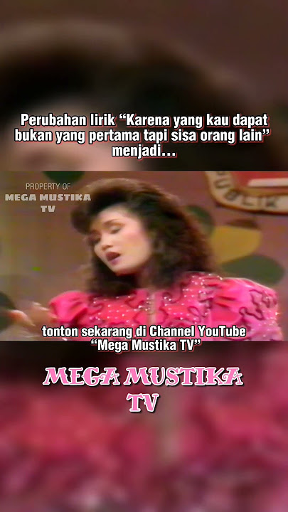 lirik Mega Mustika - Bukan Yang Pertama versi TV #anekariasafari #tvri