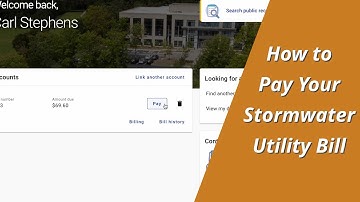 How to Pay Your 2024 Stormwater Utility Bill