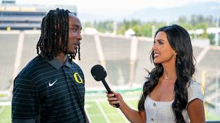Oregon Transfer Receiver Iverson Hooks on What Makes Dante Moore Unique | Exclusive Interview