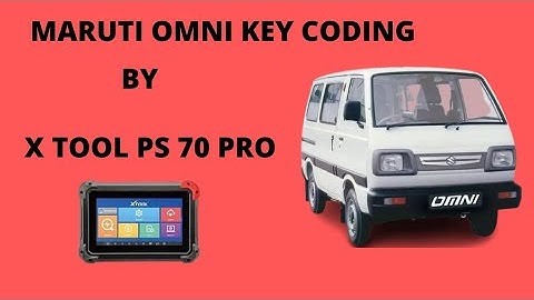 P1621 maruti suzuki Omni van key programing x tool ps 70pro se