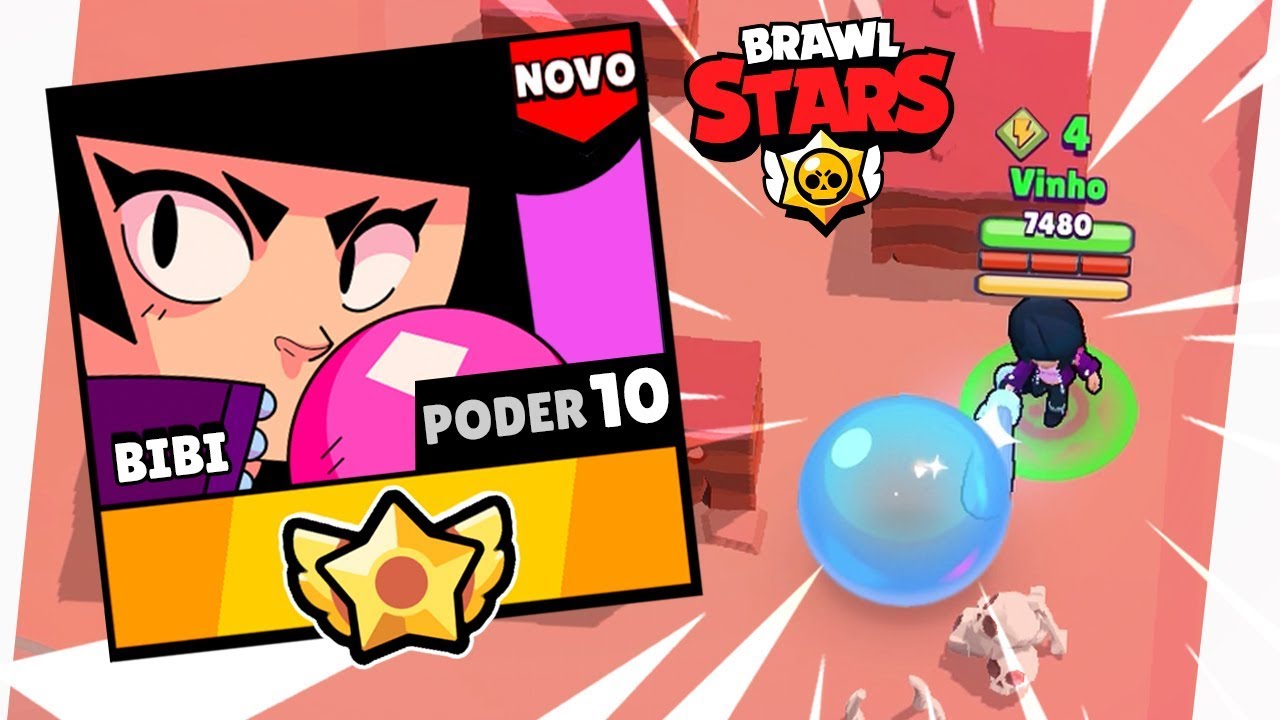 Joguei Com A Bibi A Nova Brawler Do Brawl Stars Ela E Insana Youtube - brawl stars personagem bibi