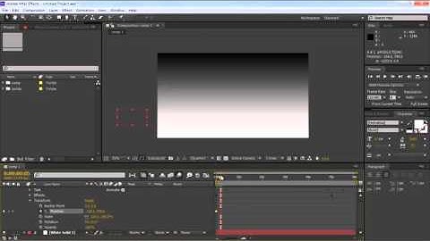 How to animate a text layer in Adobe After Effects CS6