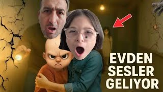 EYVAH EVDEN GARİP SESLER GELİYOR😱KORKU DOLU ANLAR YAŞADIK!