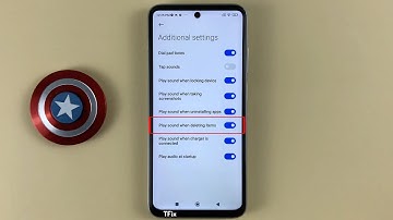 How to enable/disable Play sound when deleting item on Xiaomi Redmi 10 Android 12