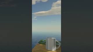 Minecraft relaxing Ocean Waves sounds of Nature for Sleep Study Relaxation no music