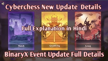 Cyberchess New Update || BinaryX Event Update || Cyberchess update Full Details || @MindfulLessons_xyz