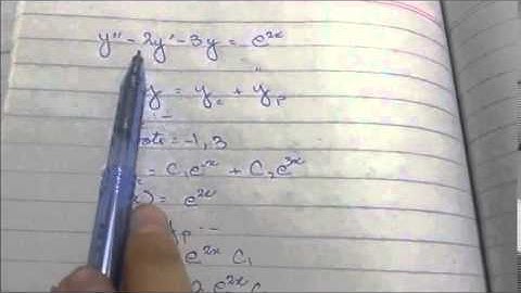 method of undetermined coefficients case 4 (exponent