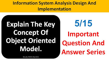 Information System Analysis Design And Implementation Q&A Series 5/15 / OOM / BCA 602