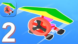 Road Glider - Incredible Flying Game - Gameplay Walkthrough Part 2 Levels 16-30 (Android, iOS) screenshot 4