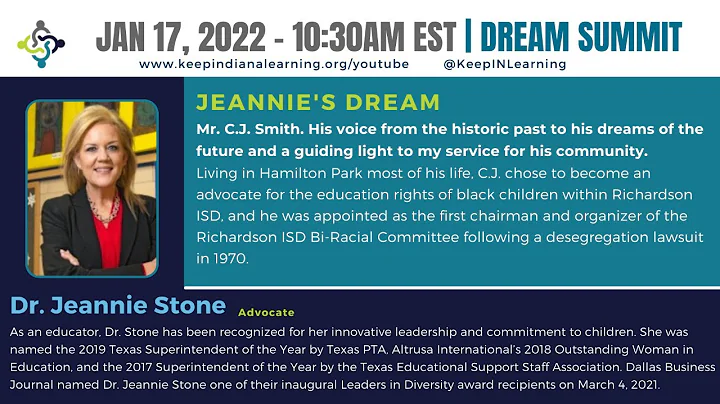 2022 Dream Summit - Dr. Jeannie Stone - My Guiding...