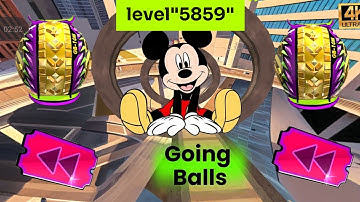 GOING BALLS, PORTAL RUN, NEW HARD LEVELS CHALLENGE SPEEDRUN Android, iOS Level"5859"