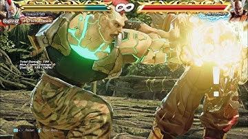 1 Hit KO TEKKEN 7 with command (Jack 7, Yoshimitsu, Miguel) & Half Health Damage & Power attack
