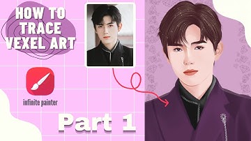 Infinite Painter Tutorial Vexel Art Simple | PART 1- by Adhelya A23