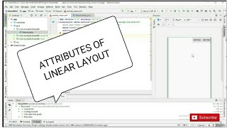 Attributes of linear layout | Gravity, layoutWeight... | (part-2) | Android Studio 🔥🔥