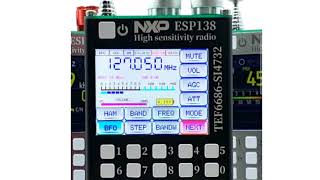 Si4732 Tef 6686 Chip., SSB , AM FM Receiver Bluetooth