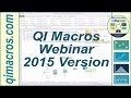 QI Macros Webinar | 2015 Version