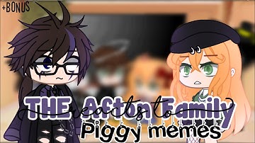 Afton family (plus ennard,nightmare,& fredbear) react to piggy memes and 2 random ||part 1||
