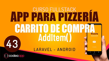 Agregar un Item AddItem | Curso FullStack App para Pizzerías en Laravel y Android 44
