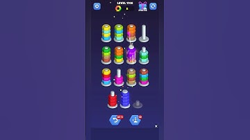 nut sort game/ level 1708 #shorts #ammycandycrush #gameplay #puzzlegames #mobilegames