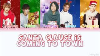 TVXQ (동방신기) - Santa Clause Is Coming To Town [Colour Coded Lyrics] (Official Eng Lyrics)