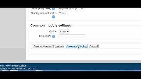 Tutorial How To Add a Captivate Scorm Package To Moodle 2.2