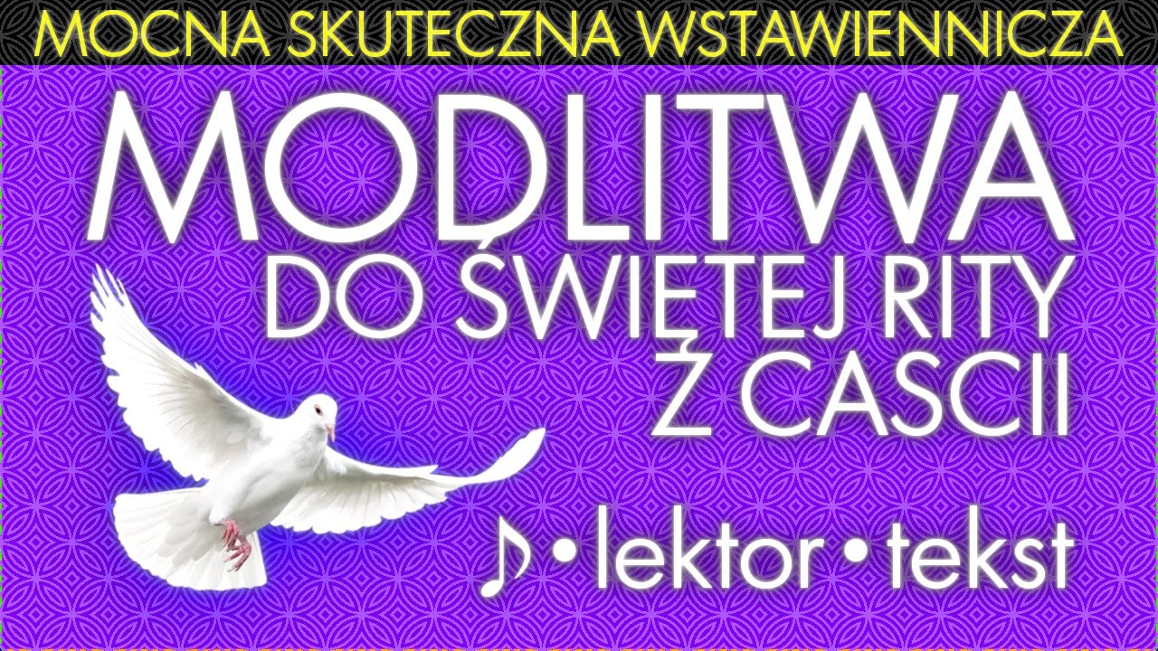 BARDZO SKUTECZNA MODLITWA DO ŚWIĘTEJ RITY ❤️