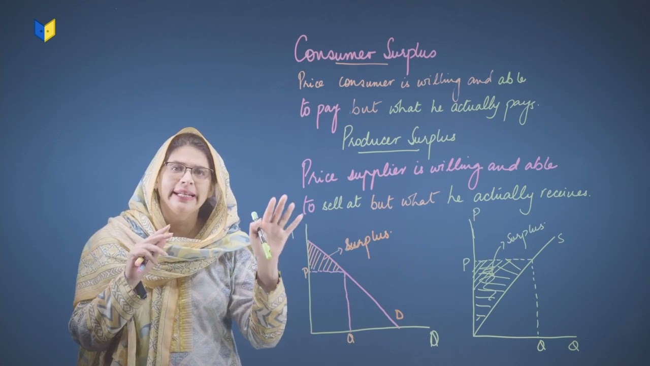 Consumer Surplus & Producer Surplus | AS | Economics | Concept & Graphical Explanation