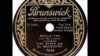 Kay Kyser - Would You Arthur Wright