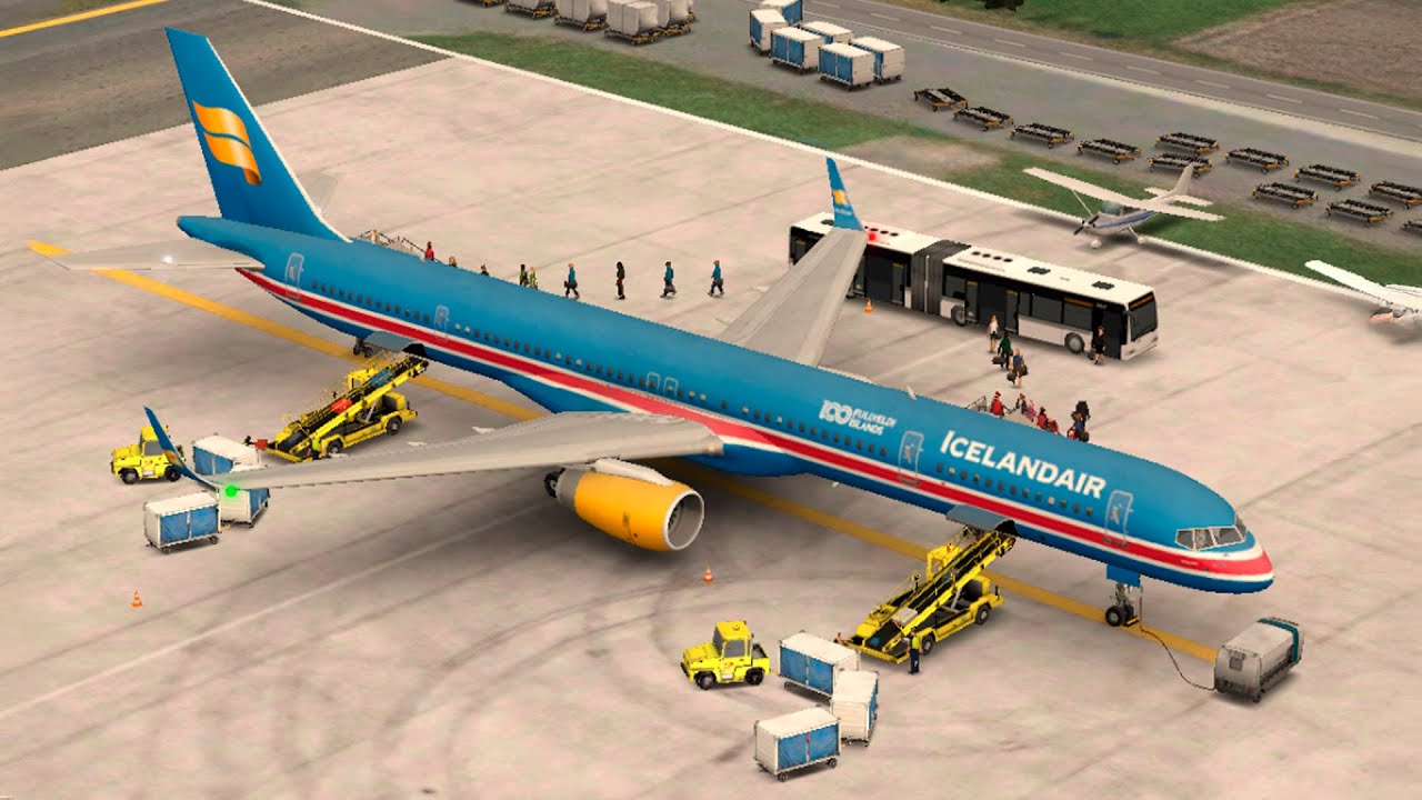 World Of Airports | Icelandair Boeing 757-300 (B753) | Special Arrival ...