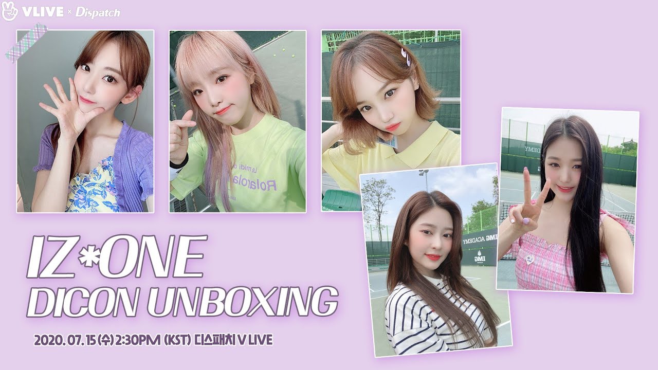 IZ*ONE - DICON UNBOXING [ 2020.07.15 ] - YouTube