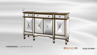 MDF Gold and Mirrored Console Table is the perfect solution for those who want to add something extra ordinary console table to 