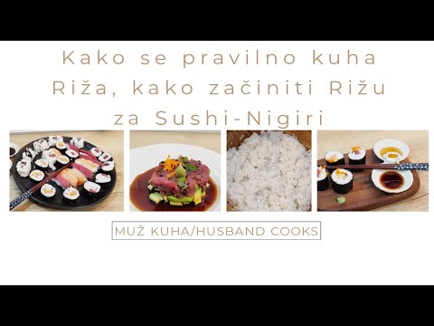 Video: Kako Kuhati Sushi Rižu?